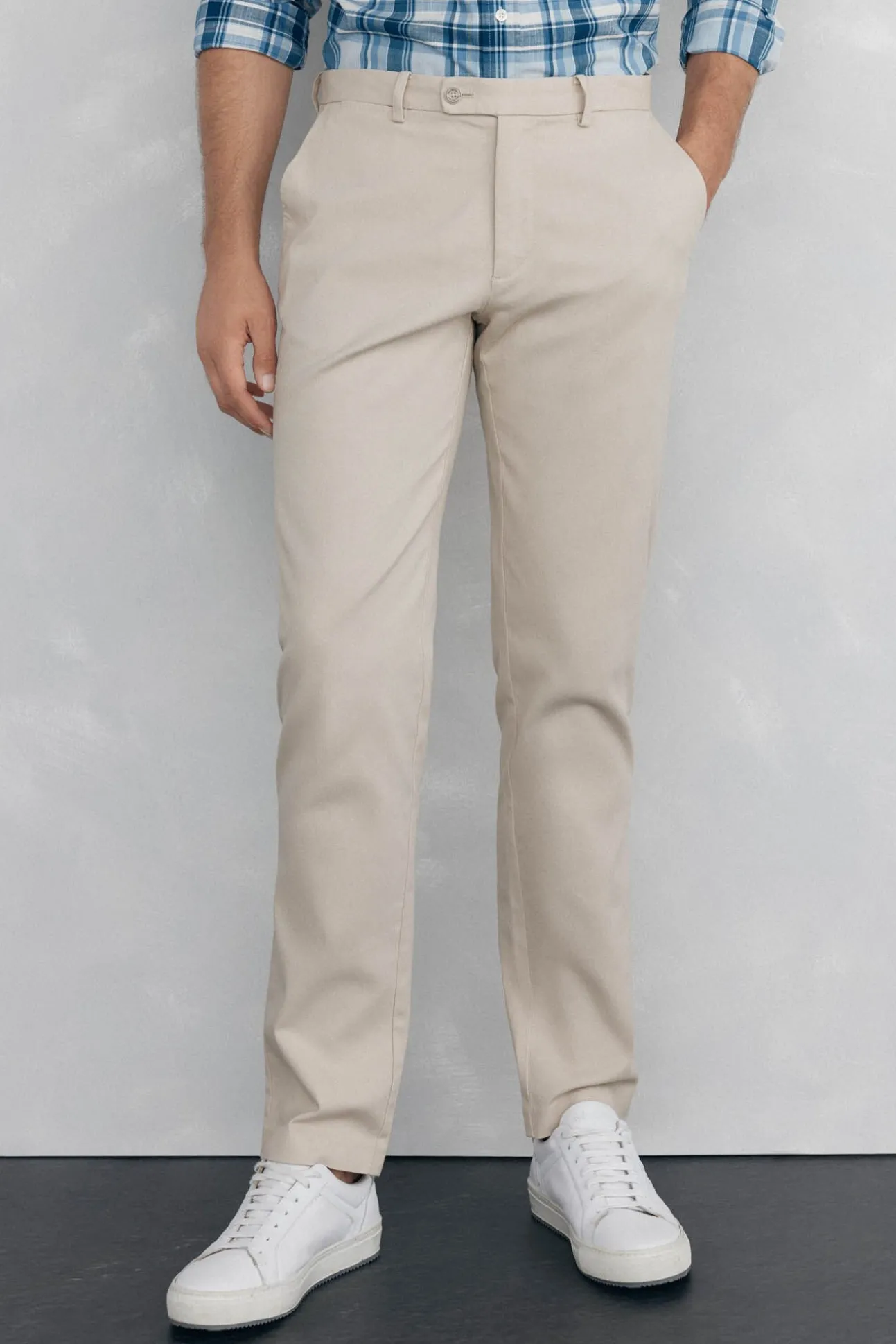 Chino textura regular fit