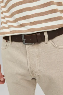 Cinturón básico piel