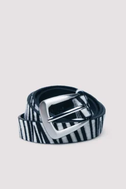 Cinturón fino cebra