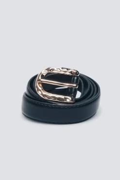 Cinturón hebilla martillada