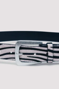 Cinturón mediano cebra