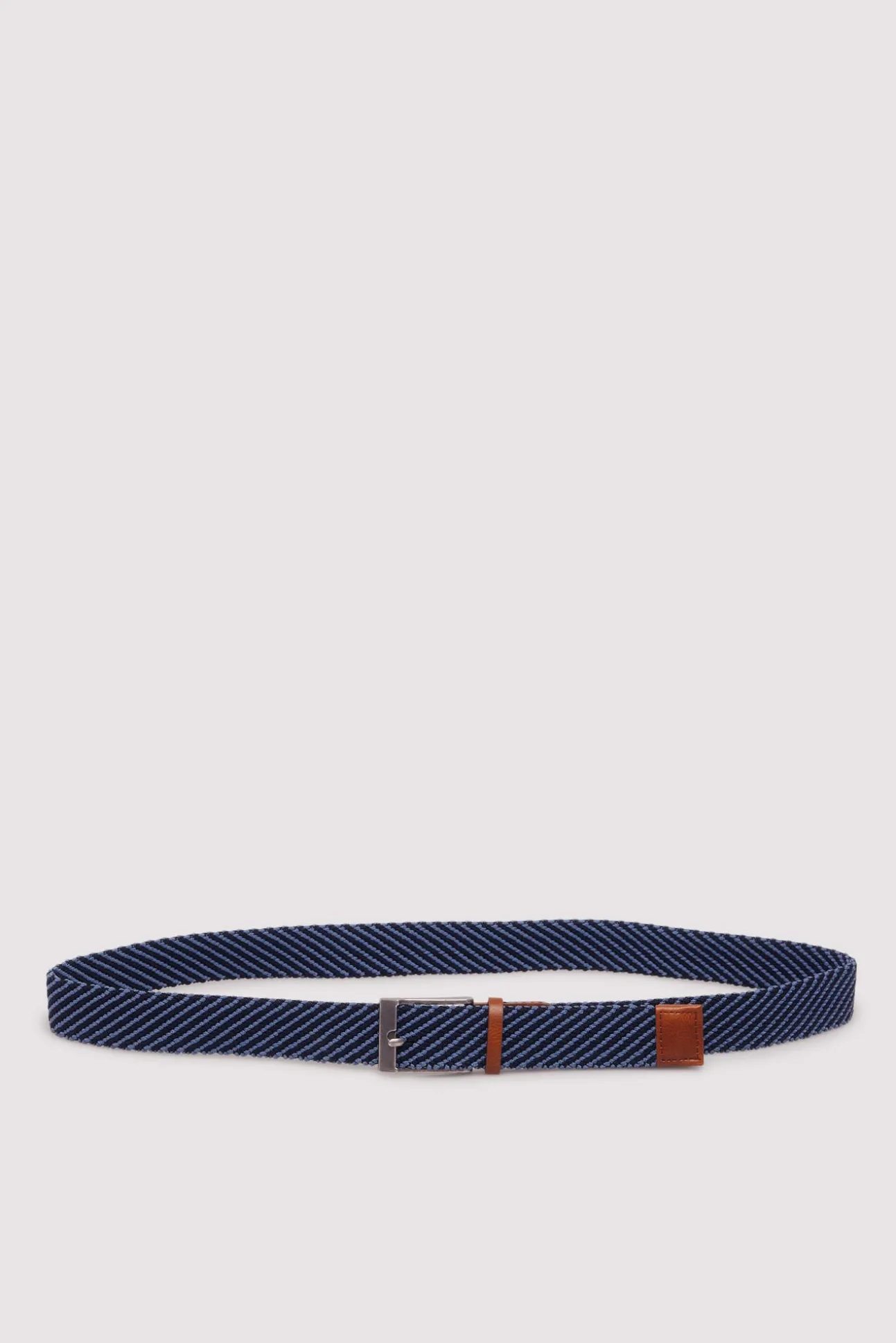 Cinturón trenzado bicolor