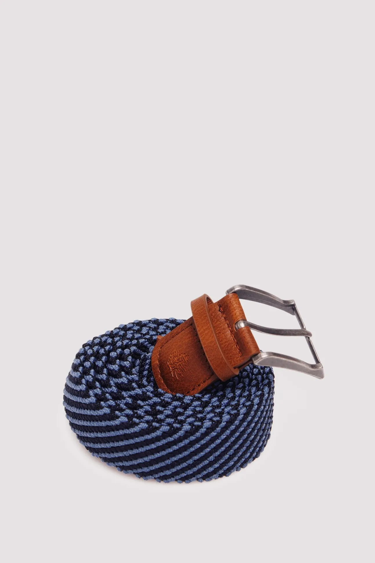 Cinturón trenzado bicolor