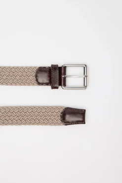 Cinturón trenzado elástico