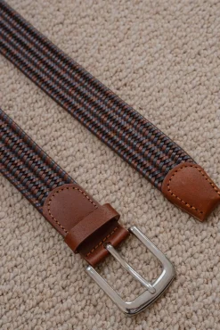 Cinturón trenzado multicolor