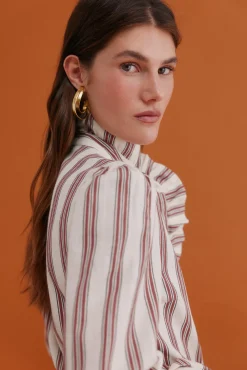 Claudette. Blusa a rayas