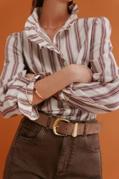 Claudette. Blusa a rayas