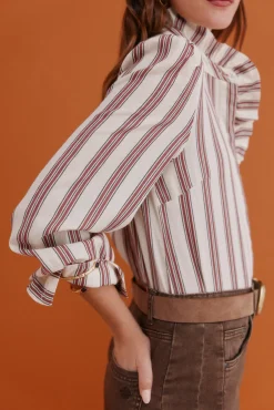 Claudette. Blusa a rayas