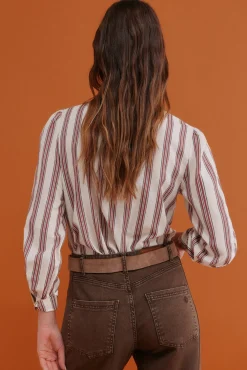 Claudette. Blusa a rayas