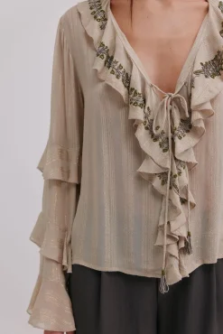 Clotilde. Blusa romántica