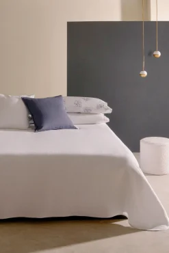 Colcha Dorian blanco 150 -160 cm