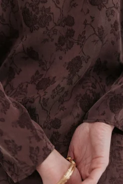 Concha. Blusa jacquard