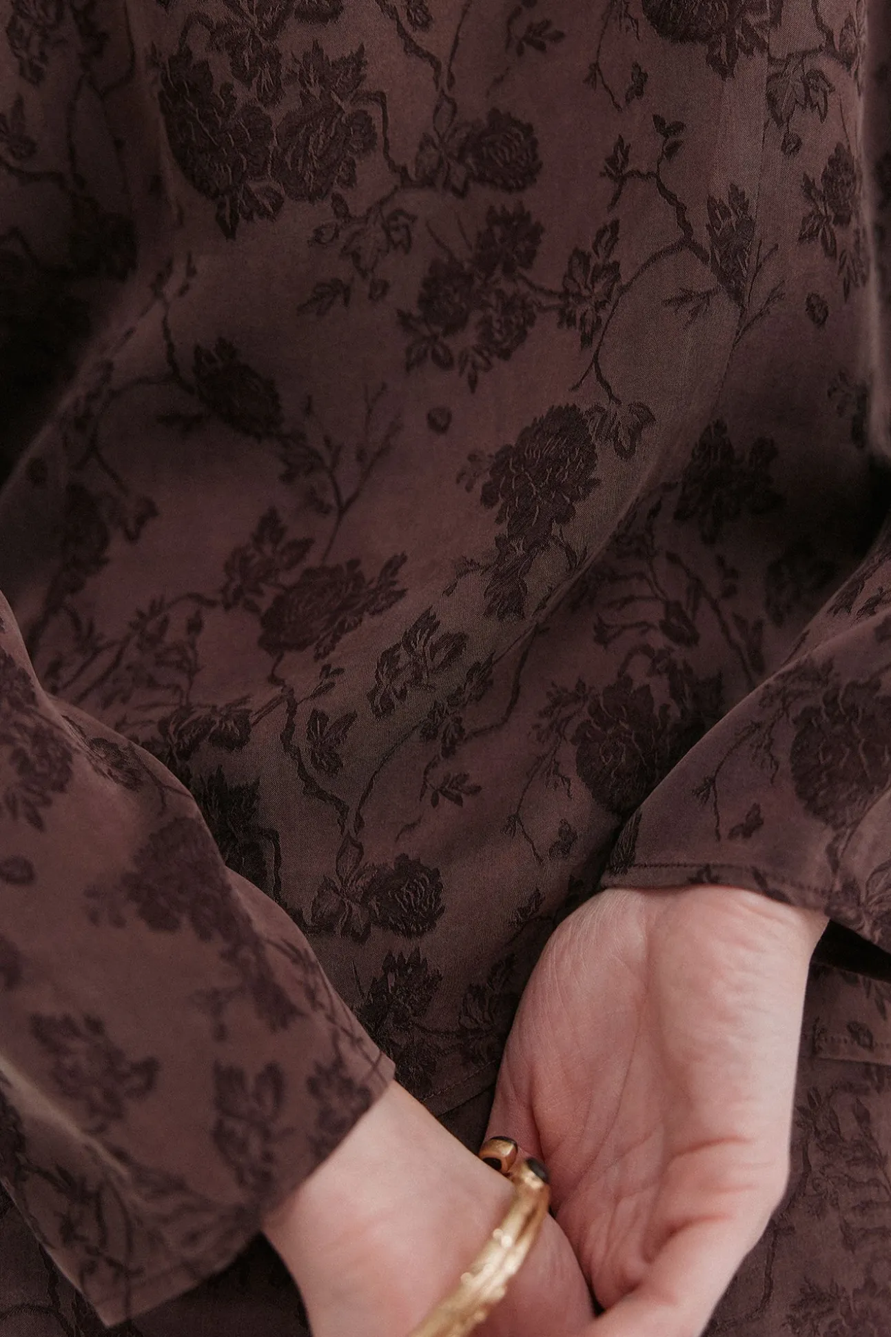 Concha. Blusa jacquard