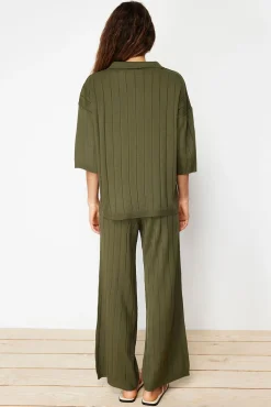 Conjunto básico 2 piezas canalé verde