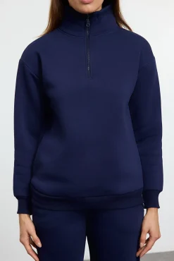 Conjunto chándal jogging felpa polar azul