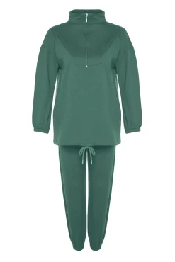 Conjunto chándal verde sudadera y pantalón