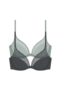 Conjunto de dos piezas Madison con relleno ligero y escote pronunciado