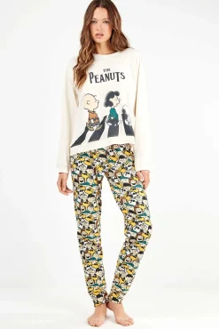 Conjunto pijama de punto interlock Peanuts