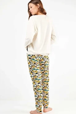 Conjunto pijama de punto interlock Peanuts