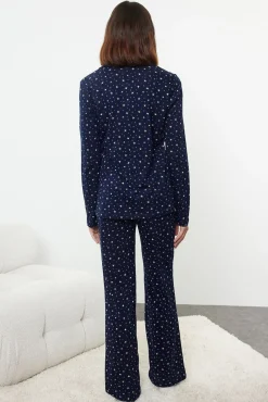 Conjunto pijama estrellas azul