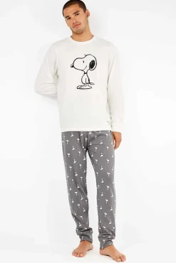 Conjunto pijama hombre estampado Snoopy