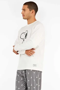 Conjunto pijama hombre estampado Snoopy