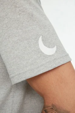 Conjunto pijama largo gris rayas