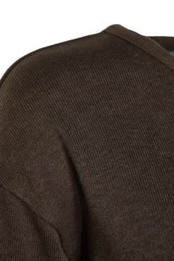 Conjunto pijama largo invierno marrón