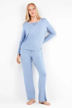 Conjunto pijama monocolor