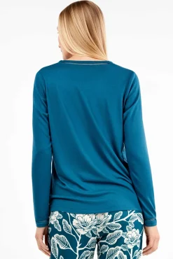 Conjunto pijama pantalón contraste