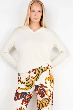 Conjunto pijama pantalón estampado tigres