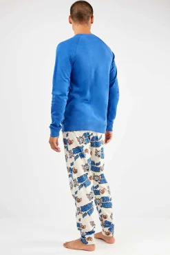 Conjunto pijama Tom & Jerry en punto interlock