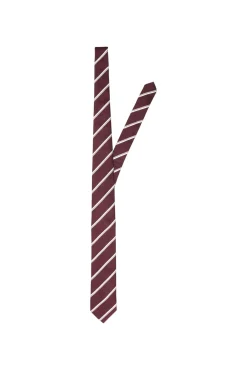 Corbata de rayas confeccionada con materiales reciclados