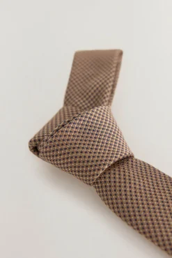 Corbata seda natural