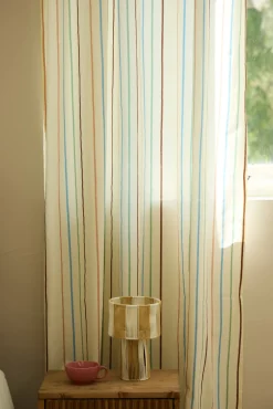 Cortina a rayas multicolor Camp