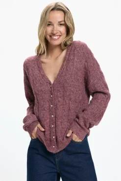 Cárdigan botones perla