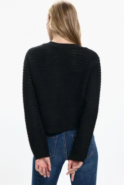 Cárdigan botones plateados