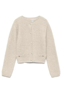 Cárdigan botones plateados