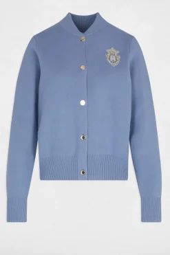 Cárdigan con cuello teddy