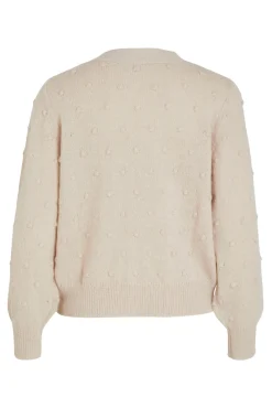 Cárdigan con perlas de punto