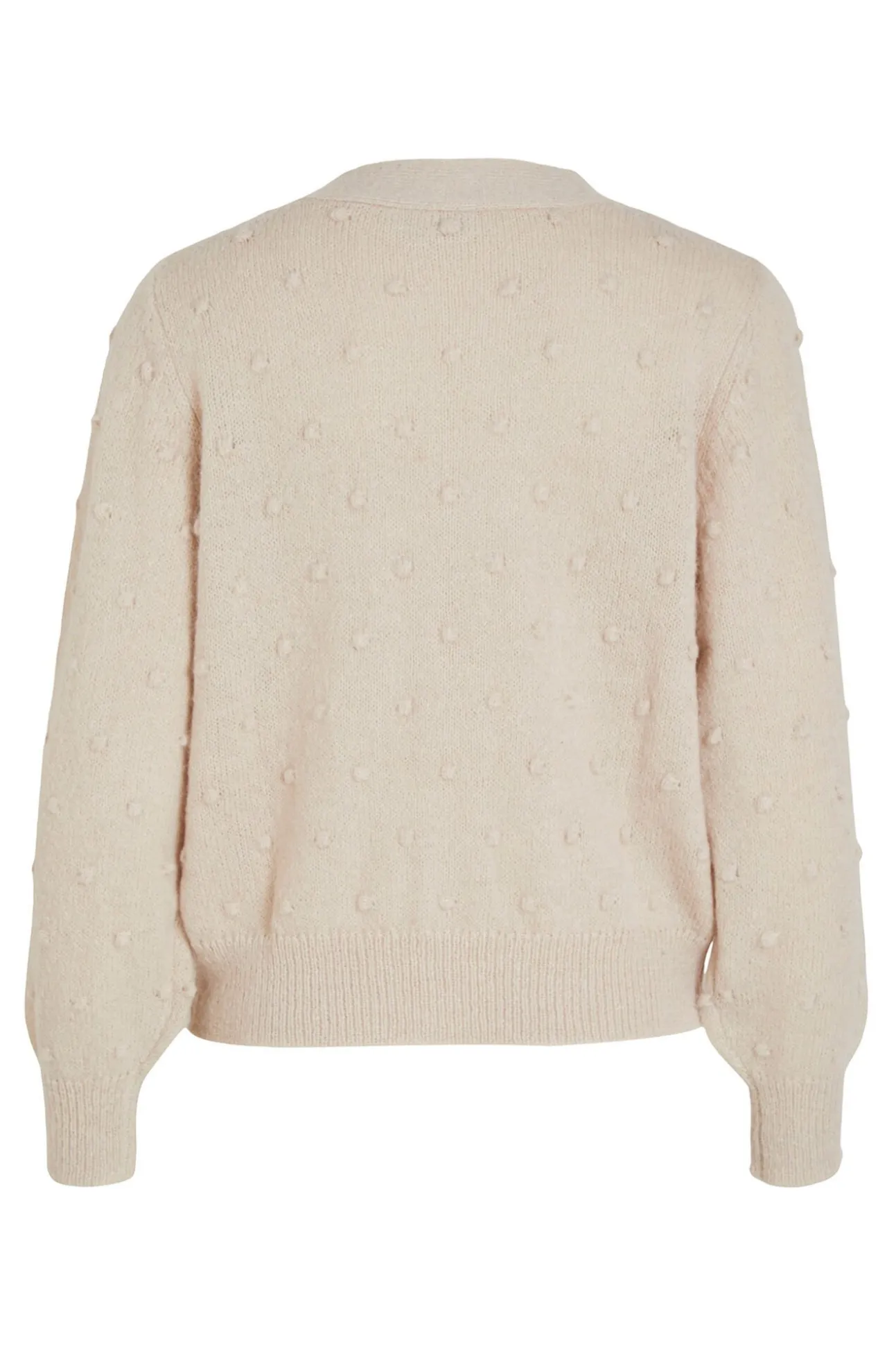 Cárdigan con perlas de punto