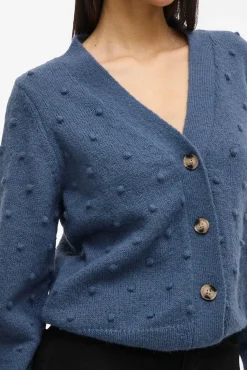 Cárdigan con perlas de punto