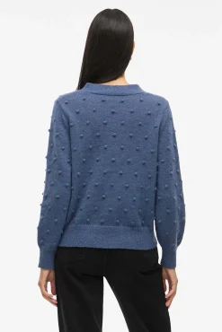 Cárdigan con perlas de punto