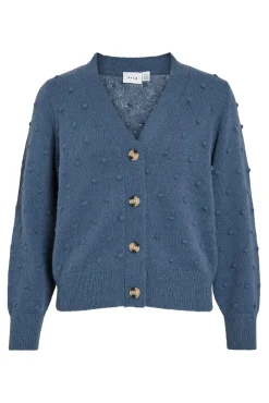 Cárdigan con perlas de punto