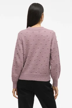 Cárdigan con perlas de punto