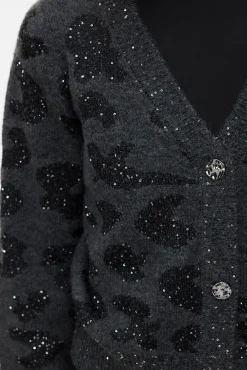 Cárdigan corto de manga larga