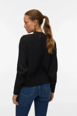 Cárdigan corto de manga larga