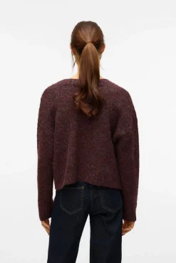 Cárdigan corto de manga larga con bolsillos