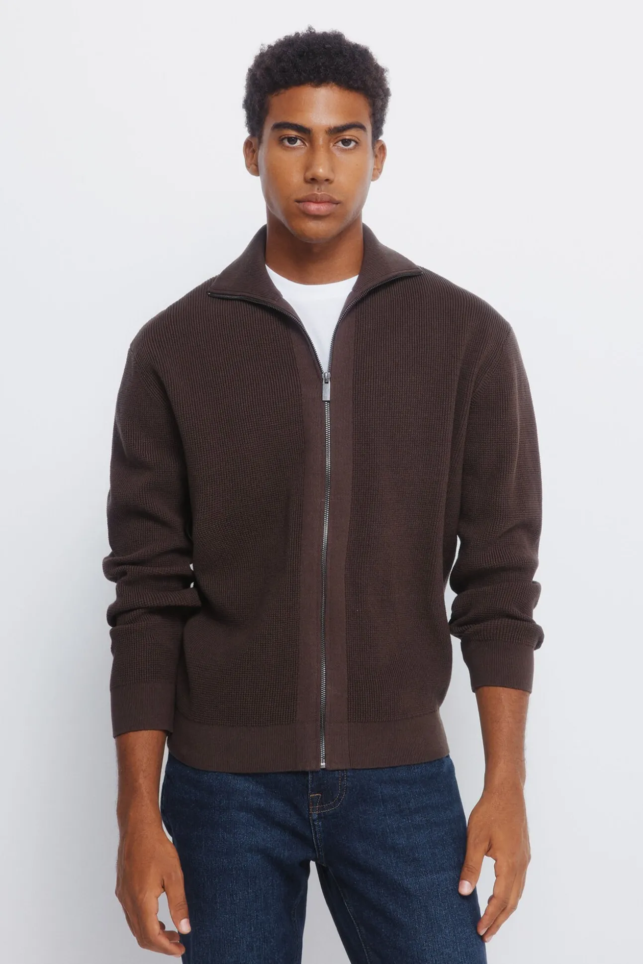 Cárdigan cremallera