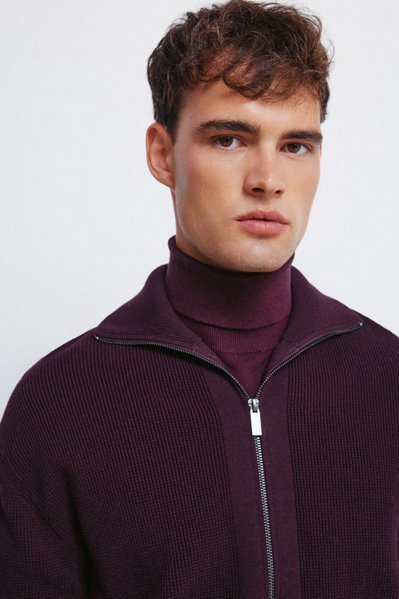 Cárdigan cremallera